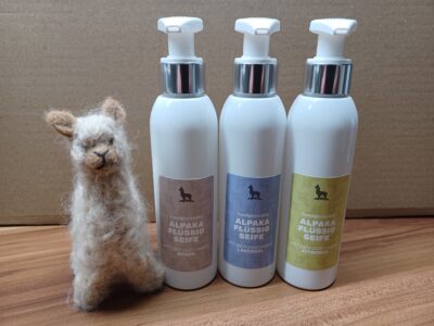 Seifen und Kosmetik aus Alpakawolle