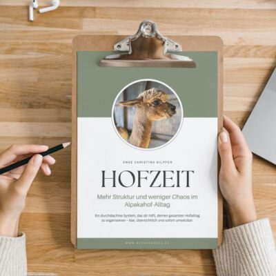 Betriebsorganisation Alpakahof