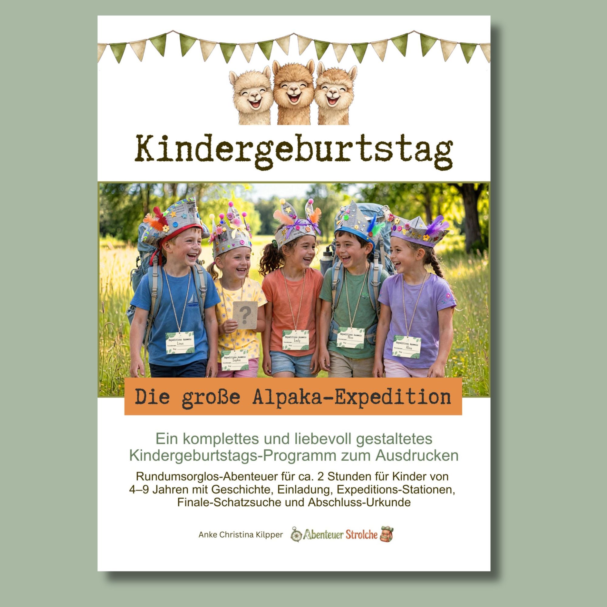 Die große Alpaka-Expedition – Kindergeburtstags-Komplettpaket zum Ausdrucken